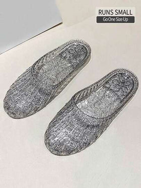 صندل نسائي موضة، شرائح مفرغة، ملابس شاطئ