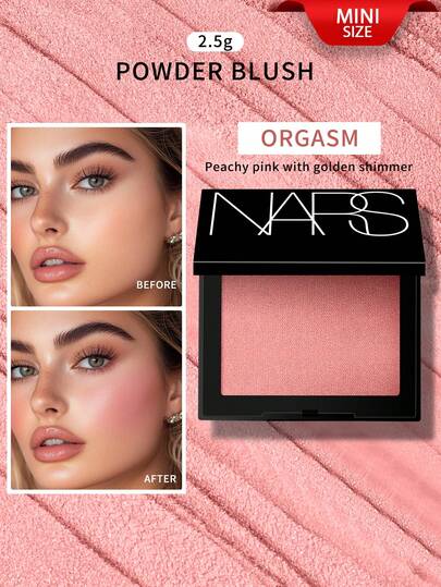 NARS بلاشر مقاس صغير - أورجازم - بودرة مضغوطة - 0.09 أونصة سائلة/2.5 جرام