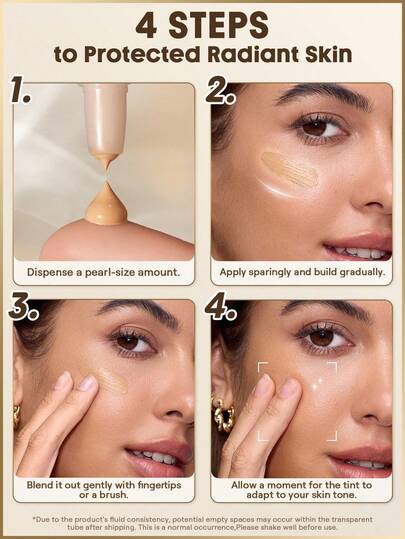 SHEGLAM Dew & Done ملون خفيف للبشرة مع Spf20-Nude علامة تجارية جمال مكياج ميكب مستحضرات تجميل للنساء الفتيات مثالي لفصل الشتاء الربيع مثالي ل- Y2K أزياء أنيقة رمضان هدية حفلة جاهز أفضل لون