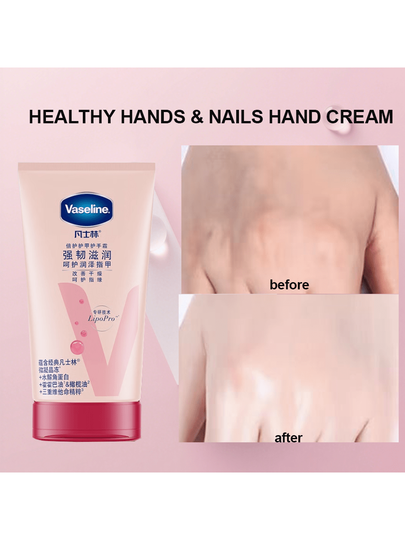 Vaseline كريم اليد بعطر الورد للعناية المكثفة والتغذية العميقة، إصلاح مكثف، كريم يد مرطب، غير دهني، كريم يد معطر، إغاثة للبشرة الجافة - 50 مل