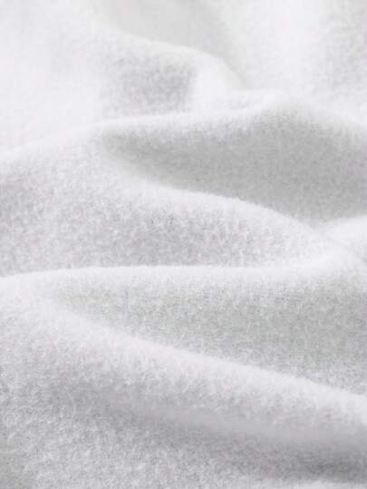 SHEIN مجموعة هوديي بأكمام طويلة وبنطال رياضي ضيق للبنات المراهقات، بطباعة شعار بسيطة، مريحة وكاجوال، مناسبة للاستخدام المنزلي والخارجي، رمادي داكن
