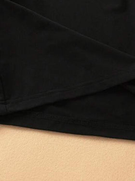 SHEIN 3 قطعة/مجموعة تيشيرتات كاجوال طويلة الأكمام للبنات الصغيرات بطباعة شعارات وصور وحيد القرن، موديلات أساسية مناسبة للخريف والشتاء، تيشيرتات وبلوزات بنمط وحيد القرن للبنات الأطفال