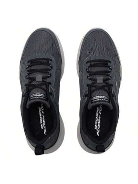 Skechers أحذية رياضية كاجوال للرجال FLECTION 3.0 ذات ربطة، أحذية جري ماصة للصدمات للجري والسفر والاستخدام اليومي الخارجي، 8790357