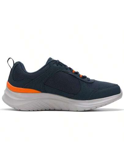 Skechers أحذية رياضية كاجوال للرجال FLECTION 3.0 ذات ربطات، أحذية جري ماصة للصدمات للجري والسفر والاستخدام اليومي الخارجي