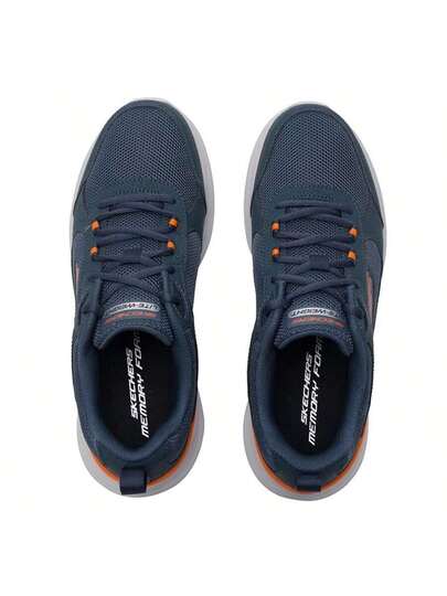 Skechers أحذية رياضية كاجوال للرجال FLECTION 3.0 ذات ربطات، أحذية جري ماصة للصدمات للجري والسفر والاستخدام اليومي الخارجي