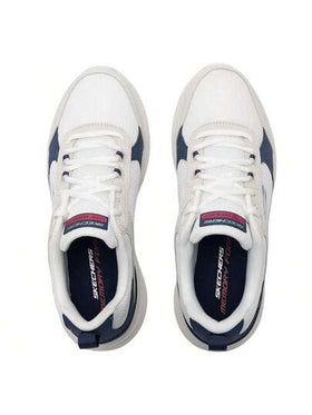 Skechers أحذية رياضية كاجوال للرجال FLECTION 3.0 ذات ربطات، أحذية جري ماصة للصدمات للجري والسفر والاستخدام اليومي الخارجي الكاجوال