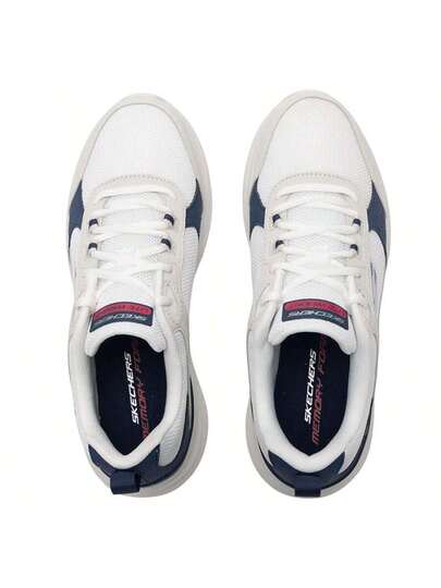 Skechers أحذية رياضية كاجوال للرجال FLECTION 3.0 ذات ربطات، أحذية جري ماصة للصدمات للجري والسفر والاستخدام اليومي الخارجي الكاجوال