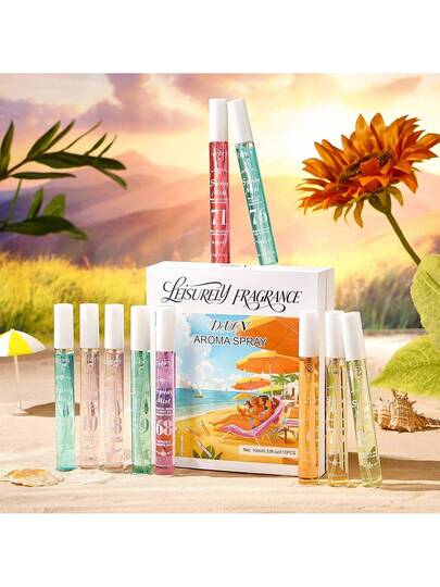 مجموعة رذاذ عطر رقمي 10 مل، يتميز برائحة زهرية فاكهية طازجة وناعمة. تصميمه المحمول يجعله مثاليًا كعطر منزلي للخزائن والغرف والحمامات والسيارات والمواعيد أو السفر، بالإضافة إلى التعطير اليومي وإضافة الرائحة. كما يشكل هدية عيد ميلاد أو عيد الميلاد جميلة.