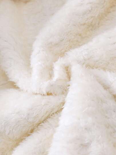 SHEIN معطف طويل الأكمام مطبوع بالزهور للأطفال الصغار، جاكيت كارديجان قابلة للسحب أمامية مريحة وكاجوال للشتاء