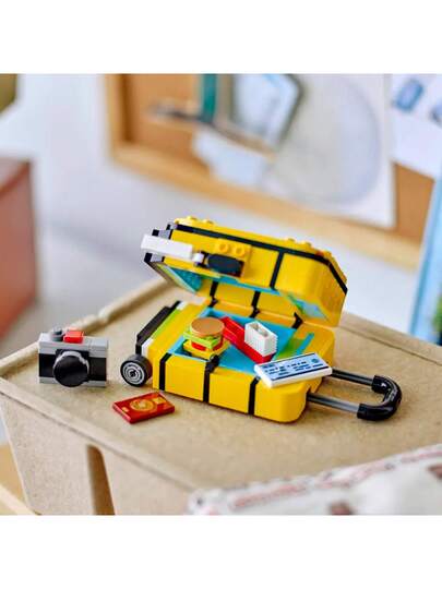LEGO حقيبة سفر صفراء ليغو 40817 184 قطعة