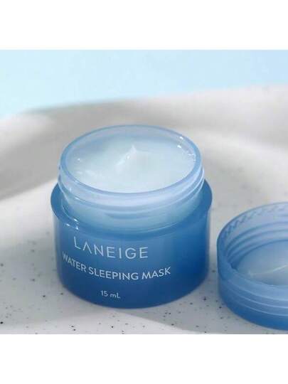 Laneige قناع نوم مائي لدعم حاجز الرطوبة مع النياسيناميد والسكوالان 15مل/0.5أونصة