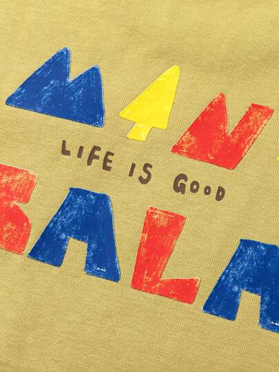 mini bala ملابس علوية قطني طويل الأكمام بطبقتين للأولاد، ناعم وقابل للتنفس، قمصان كاجوال أنيقة