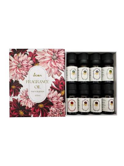 مجموعة هدية زيت عطري رومانسي 8 قطع، موزع العطر، شمعة معطرة، موقد عطري، حجر عطري، مرطب، موزع للسيارة، لوازم الاحتفالات، زيت عطري للمنزل للأزواج (ذكور وإناث)