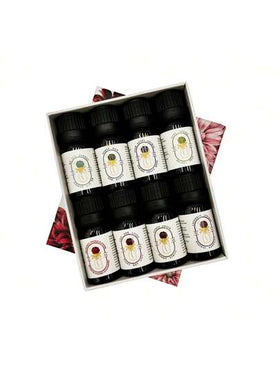 مجموعة هدية زيت عطري رومانسي 8 قطع، موزع العطر، شمعة معطرة، موقد عطري، حجر عطري، مرطب، موزع للسيارة، لوازم الاحتفالات، زيت عطري للمنزل للأزواج (ذكور وإناث)