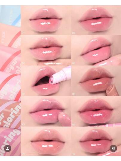 ETUDE بلسم شفاه بالتزجيج، مرطب وغير لزج، يخلق مظهر مكياج طبيعي ومشرق. ينبعث منه عطر فاكهي حلو، تصميم جذاب، يشكل هدية رائعة. مستحضرات تجميل كورية | 9 جرام / 0.32 أونصة