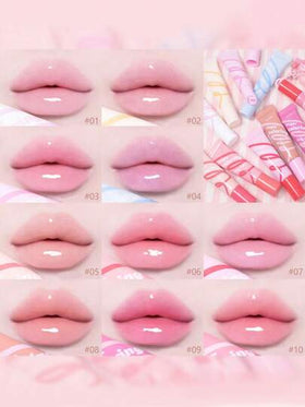 ETUDE بلسم شفاه بالتزجيج، مرطب وغير لزج، يخلق مظهر مكياج طبيعي ومشرق. ينبعث منه عطر فاكهي حلو، تصميم جذاب، يشكل هدية رائعة. مستحضرات تجميل كورية | 9 جرام / 0.32 أونصة