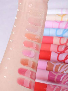 ETUDE بلسم شفاه بالتزجيج، مرطب وغير لزج، يخلق مظهر مكياج طبيعي ومشرق. ينبعث منه عطر فاكهي حلو، تصميم جذاب، يشكل هدية رائعة. مستحضرات تجميل كورية | 9 جرام / 0.32 أونصة