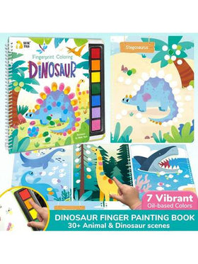 30 صفحة كتاب تلوين للرسم بالأصابع: تلوين ممتع ورسم فني، مواضيع متنوعة للأطفال DIY رسم خطوط حرة، يأتي مع لوحة رسم بالبصمات ب- 7 ألوان، مناسب لعيد الميلاد والكريسماس ومناسبات أخرى. مشروع فني، لوازم الأعمال الورقية، لوازم فنية، كتب تلوين، لوازم فن وحرف الأطف