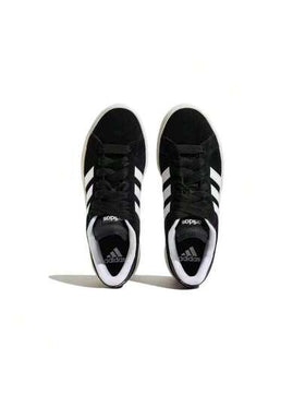 Adidas حذاء رياضي أديداس جراند كورت بيس 00s مريح ذو نعل رفيع ومتين، مناسب للجنسين، باللونين الأسود والأبيض