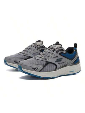 Skechers أحذية رياضية خفيفة الوزن للرجال، أحذية جري خفيفة الوزن GO RUN CONSISTENT، أحذية رياضية منخفضة الرقبة تنفس خفيفة الوزن 220081-GYBL