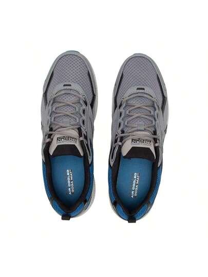Skechers أحذية رياضية خفيفة الوزن للرجال، أحذية جري خفيفة الوزن GO RUN CONSISTENT، أحذية رياضية منخفضة الرقبة تنفس خفيفة الوزن 220081-GYBL