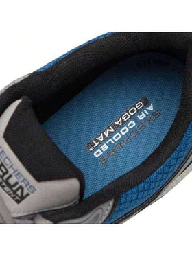 Skechers أحذية رياضية خفيفة الوزن للرجال، أحذية جري خفيفة الوزن GO RUN CONSISTENT، أحذية رياضية منخفضة الرقبة تنفس خفيفة الوزن 220081-GYBL