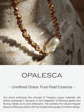 Opalesca زوج من أقراط المرأة المزينة بالخرز الاصطناعي، مناسبة للارتداء اليومي