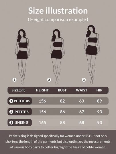 SHEIN PETITE بنطلون جينز أساسي بأزرار أمامية وجيب، لارتداء اليومي للنساء