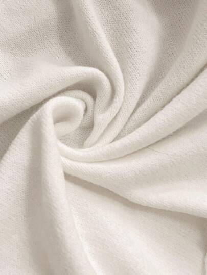 SHEIN Clasi بدلة كاجوال للمرأة البدينة تتكون من كارديجان محبوك بأكمام طويلة وسحاب أمامي وبنطال محبوك واسع، مناسبة للخريف والشتاء