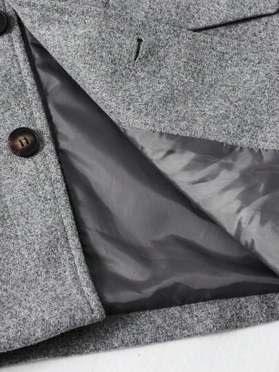 SHEIN جاكيت كاجوال أزرار أمامية بياقة التقليب للأولاد المراهقين، طقم شتوي، ملابس شتوية، ملابس خريفية، جميع ملابس الأطفال، بليزر للأولاد، معاطف طويلة للأولاد، جاكيت رمادية للمراهقين، بدلة جاكيت للأولاد، ملابس علوية خريفية، ملابس خارجية شتوية
