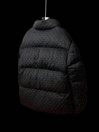 Manfinity EMRG معطف طويل الأكمام مبطن مزود بسحاب، شخصي، خريف/شتاء