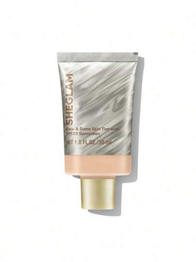 SHEGLAM Dew & Done ملون خفيف للبشرة مع Spf20-Porcelain علامة تجارية جمال مكياج ميكب مستحضرات تجميل للنساء الفتيات مثالي لفصل الشتاء الربيع مثالي ل- Y2K أزياء أنيقة رمضان هدية حفلة جاهز أفضل لون