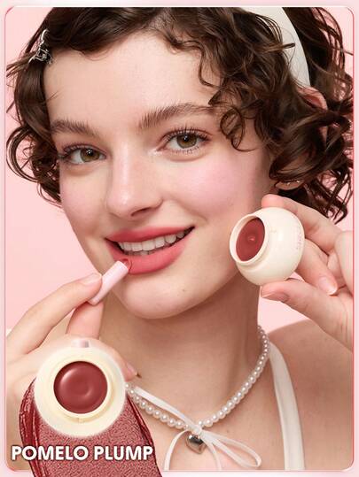 SHEGLAM Bounce Putty Pocket معجون الشفاه-Pomelo Plump روج تنت أرواج علامة تجارية جمال مكياج ميكب مستحضرات تجميل للنساء الفتيات مثالي لفصل الشتاء الربيع مثالي ل- Y2K أزياء أنيقة رمضان هدية حفلة جاهز أفضل لون