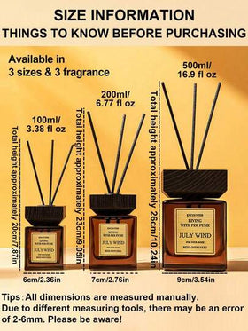 1 طقم موزع عطري من القش بسعة 6.76 أونصة، منعش الهواء للمنزل والسيارة - 4 روائح، فاخر وفاخر، سعة كبيرة، عطر طويل الأمد - زجاجة سوداء مربعة قابلة لإعادة الاستخدام، [غطاء خشبي، 5 قصبات قش و 200 مل من الزيت العطري]