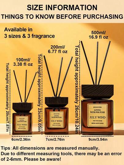 1 طقم موزع عطري من القش بسعة 6.76 أونصة، منعش الهواء للمنزل والسيارة - 4 روائح، فاخر وفاخر، سعة كبيرة، عطر طويل الأمد - زجاجة سوداء مربعة قابلة لإعادة الاستخدام، [غطاء خشبي، 5 قصبات قش و 200 مل من الزيت العطري]