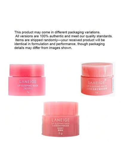 Laneige قناع النوم للشفاه بحجم السفر 3 جرام/0.10 أونصة: مغذي، مرطب، فيتامين سي، زبدة موروموروو وزبدة الشيا، مضادات أكسدة، للشفاه الجافة والمتقشرة، لانيج قناع النوم للشفاه
