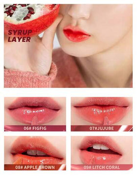 Rom&nd رومان JUICY LASTING TINT، أحمر شفاه مرطب غير دهني، ذو لمعة فائقة الإشراق، بألوان نقية، 5.5 جرام / 0.19 أونصة
