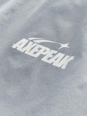 AXEPEAK تي شيرت كاجوال مريح مصنوع من الأقمشة المحبوكة، بأكمام قصيرة، مناسب للارتداء اليومي والموضة