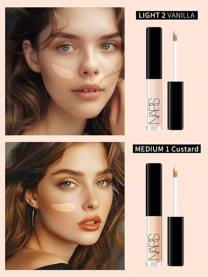 Nars مخفي كريمي مشرق من نارس #كاستارد 0.05 أونصة/1.4 مل حجم صغير