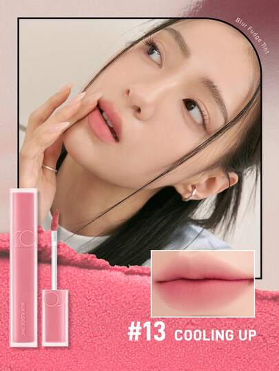 Rom&nd رومان BLUR FUDGE TINT مرطب، نقي في اللون، مقاوم للماء وطويل الأمد دون أن يكون دهنيًا. مكياج كوري، 5 جرام / 0.17 أونصة