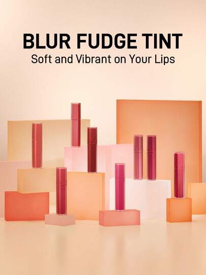 Rom&nd رومان BLUR FUDGE TINT مرطب، نقي في اللون، مقاوم للماء وطويل الأمد دون أن يكون دهنيًا. مكياج كوري، 5 جرام / 0.17 أونصة