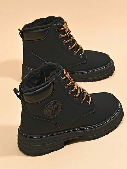 بوت عمل بنية للنساء، بوت بناء متينة، بوت كاوبوي مقاومة للانزلاق للأنشطة اليومية المختلفة (بطانة حرارية للدفء الإضافي)، أنيقة ودافئة (تعمل بشكل صغير، يرجى طلب نصف مقاس أكبر إذا كان لديك أقدام عريضة)