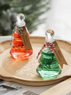 مجموعة معطر الغاطس الخاص بعيد الميلاد - معطر أرومثيرابي بزيوت أساسية طبيعية برائحة الخزامى والخشب الأحمر، معطر هواء طويل الأمد بدون نار للمنزل والمكتب والغرفة والحمام، صندوق هدايا عيد الميلاد والعيد والاحتفال بالمنزل والأعياد الميلاد للنساء والرجال