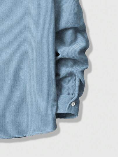 ROMWE MEN Casual معطف كاجوال بغطاء رأس بأكمام طويلة ذو لون أحادي، خريف/شتاء
