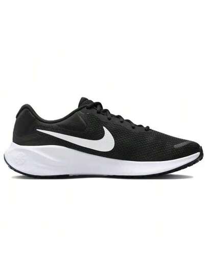 Nike أحذية الجري الخفيفة الوزن والناعمة القاعدة من نايك للرجال، أحذية رياضية خارجية مريحة وخفيفة الوزن للاستخدام اليومي، موديل REVOLUTION 7 ذات شبكة تنفس، أحذية رياضية ضرورية متعددة الاستخدامات FB2207-001