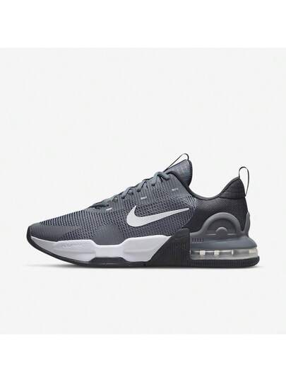 أحذية تدريب رجالية Nike Air Trainer 1 مع وسادة هواء مرئية، امتصاص الصدمات والارتداد، مريحة ومتينة للتنقل والرياضة، لون رمادي وأسود متعدد الاستخدامات، الموديل: DM0829-003
