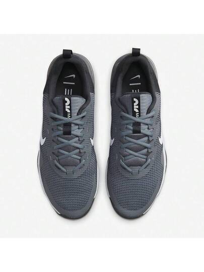 أحذية تدريب رجالية Nike Air Trainer 1 مع وسادة هواء مرئية، امتصاص الصدمات والارتداد، مريحة ومتينة للتنقل والرياضة، لون رمادي وأسود متعدد الاستخدامات، الموديل: DM0829-003