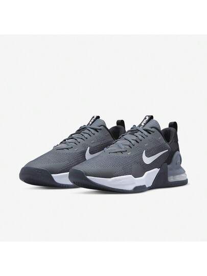 أحذية تدريب رجالية Nike Air Trainer 1 مع وسادة هواء مرئية، امتصاص الصدمات والارتداد، مريحة ومتينة للتنقل والرياضة، لون رمادي وأسود متعدد الاستخدامات، الموديل: DM0829-003