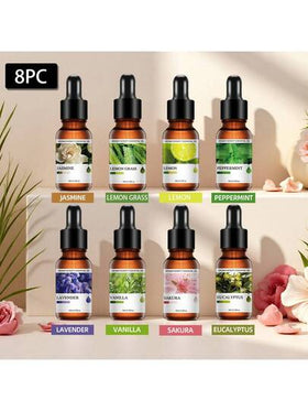 موزع زيوت طبيعية بنقطاقة، موزع رائحة بسلسلة زهرية العطور، شمعة، حجر العطورات، مرطب الهواء للمنزل والسيارة، سائل تعبئة