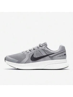 Nike أحذية تدريب وركض خفيفة الوزن، متينة، ماصة للصدمات للرجال. أحذية رياضية جديدة خفيفة الوزن وراحة للارتداء اليومي. أحذية رياضية كاجوال متعددة الاستخدامات RUN SWIFT 2 رمادي أسود بشعار سويش. أحذية رياضية أساسية. CU3517-014